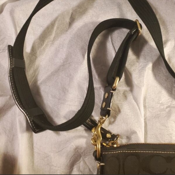 COACH  - BLACK CROSSBODY BAG - Picture 7 of 12